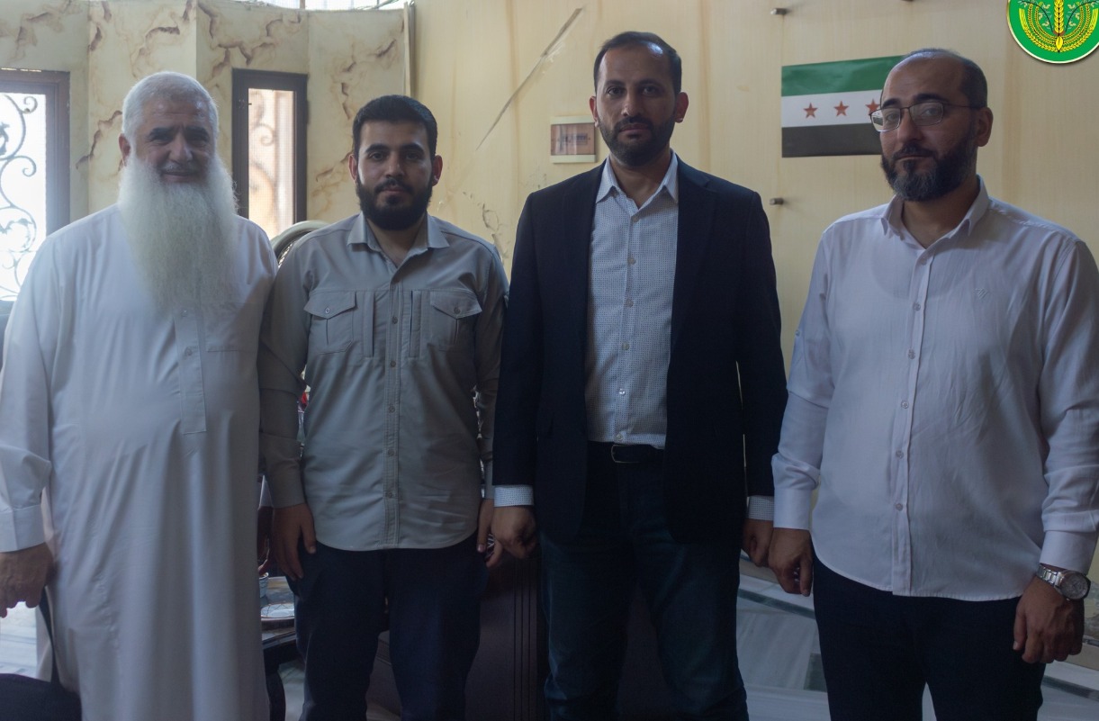 زيارة لمسؤول شعبة الأوقاف في مدينة التل